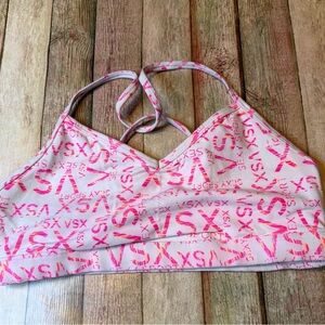 VSX Vibrant Pink Patterned Sports Bra
